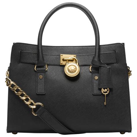 michael kors black python hamilton bag|Michael Kors medium signature.